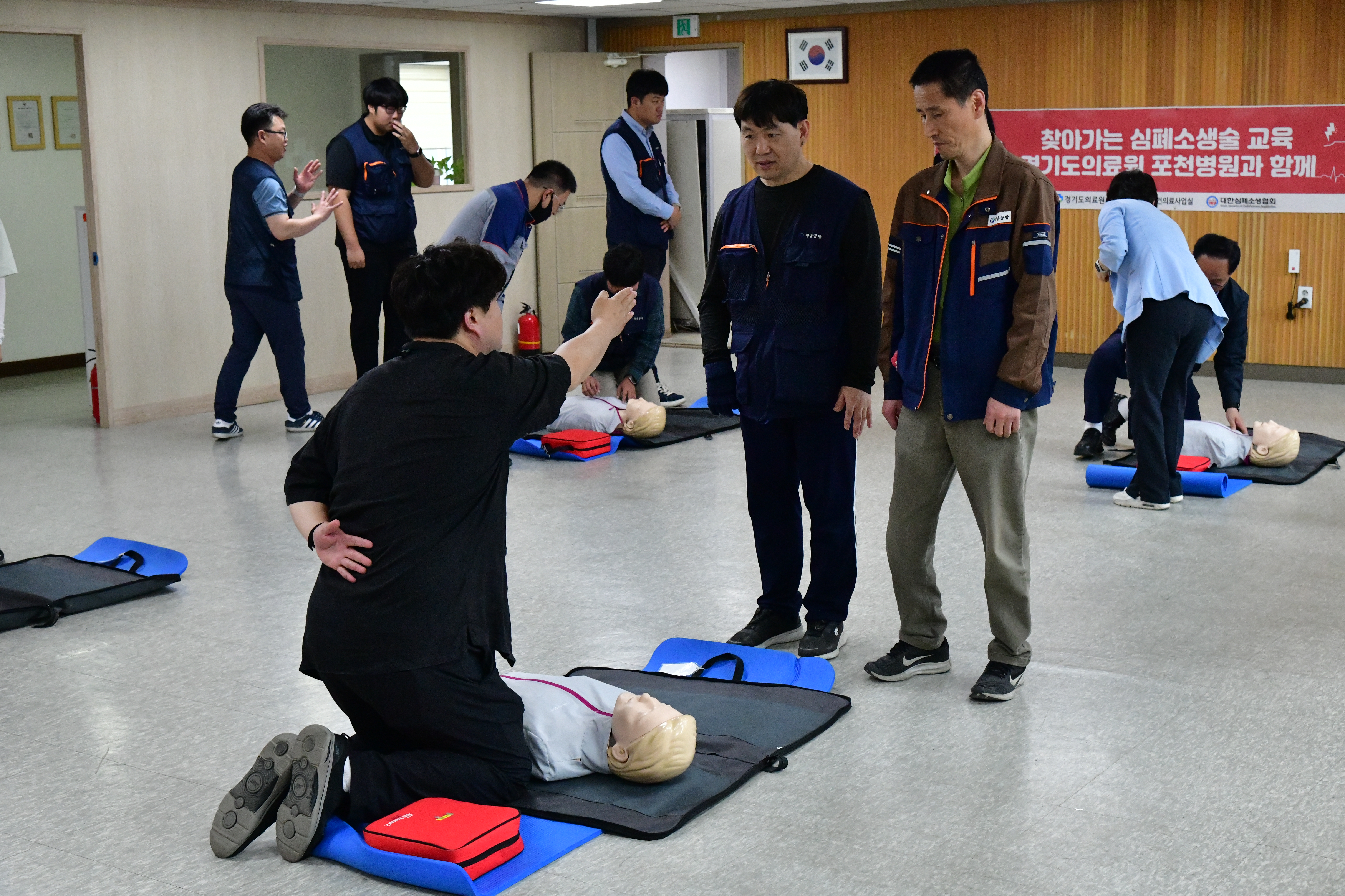 경기도의료원 포천병원, 사회복지법인 한국청각장애인복지회 청음공방 연계·협력 근로자 및 종사자 대상 응급상황 대응교육 실시