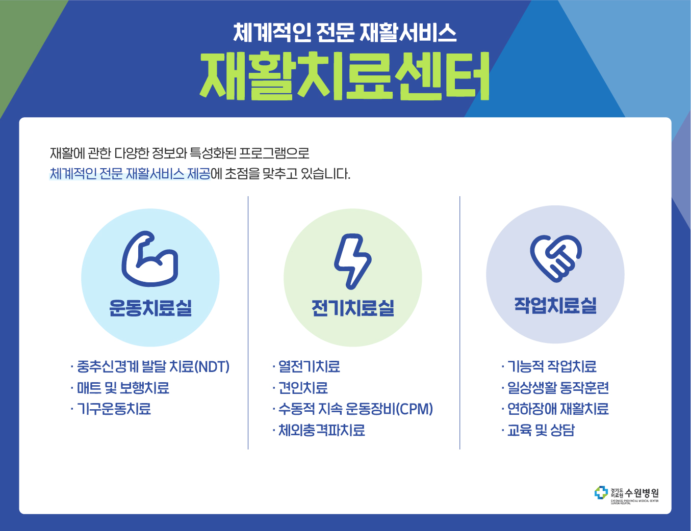 수원병원 재활치료센터