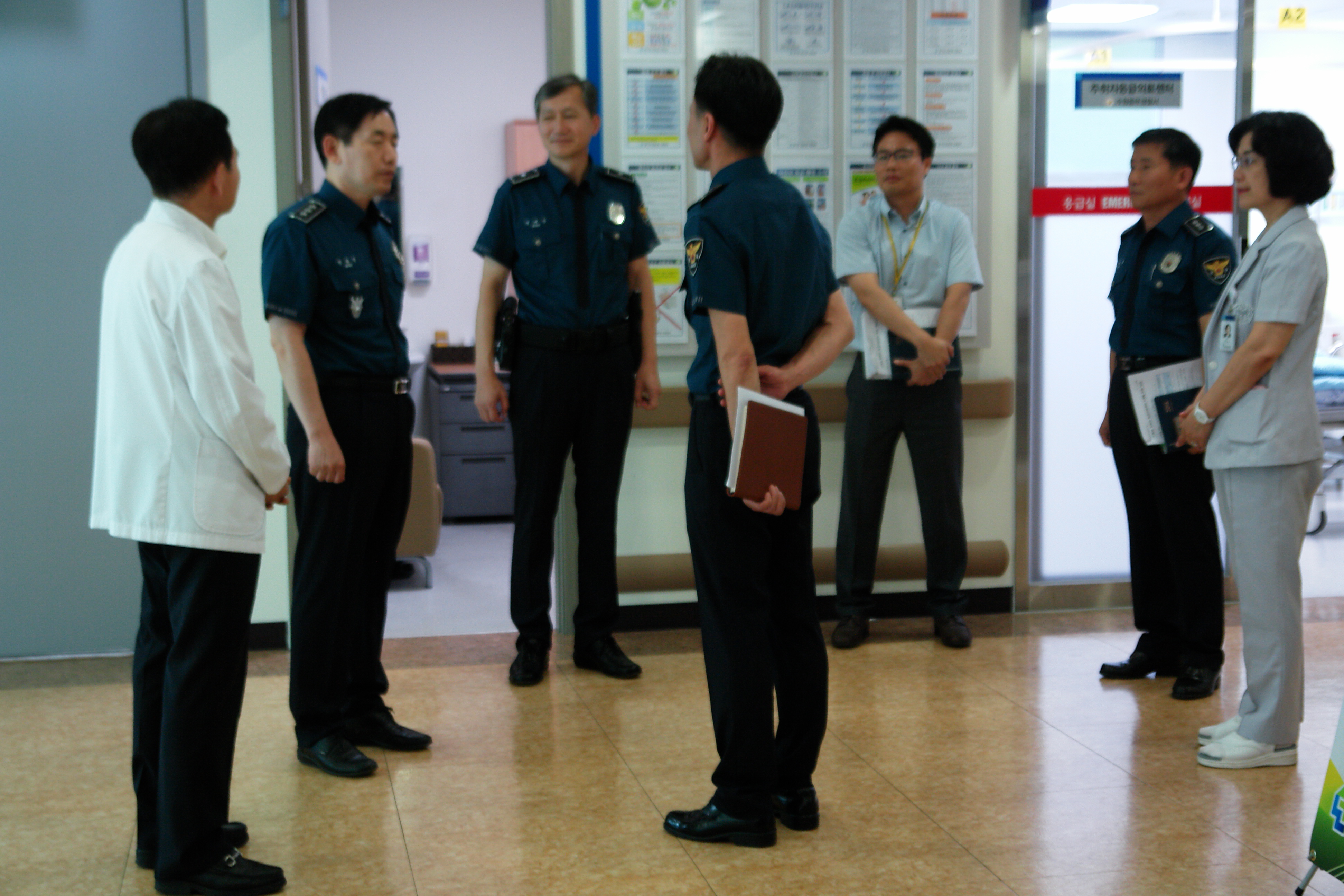 주취자 응급센터에 경찰청장 방문(8월 09일)